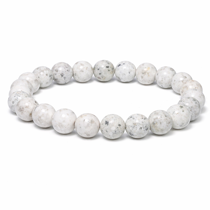 〔nm32-8m-w〕【日本銘石／三重県産】 熊野薬石 8mm 大自然の力を宿すブレスレット(Kumano Yakuseki)【ランダム発送】