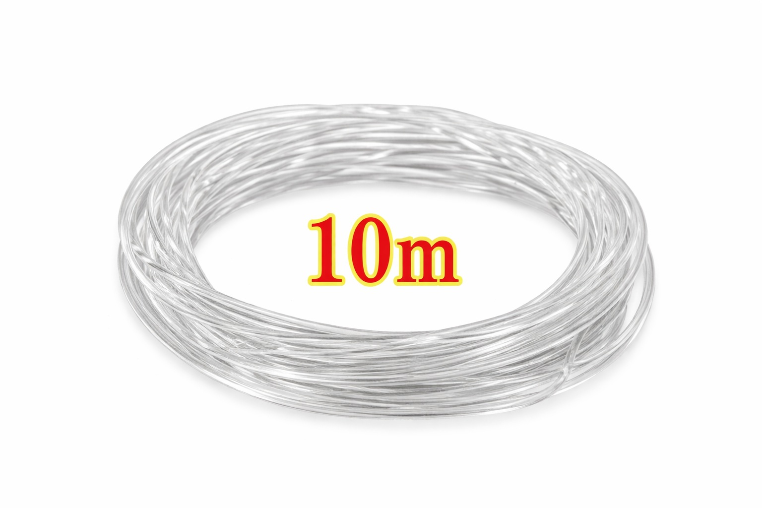 〔G3-22c-10m〕約0.5mm 10mモビロンゴム糸(クリア)【FOREST 天然石 パワーストーン】