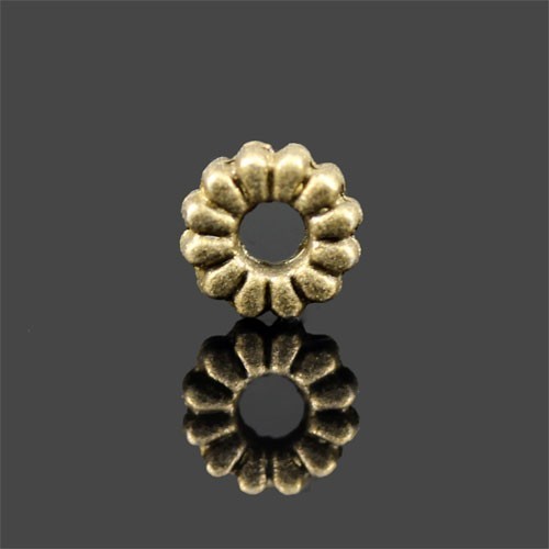 メタルパーツ金銅美 約7mm×2mm（20個）金古美 〔G2-67-20p〕