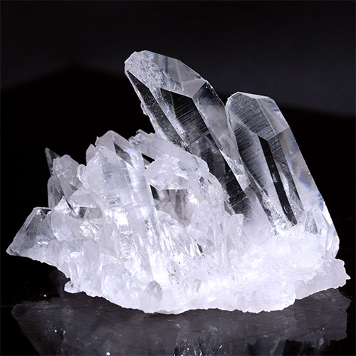 〔D123-27〕極上品 アーカンソー州産 水晶 クラスターARKANSAS CRYSTAL ギャランティーカード付【メール便不可】