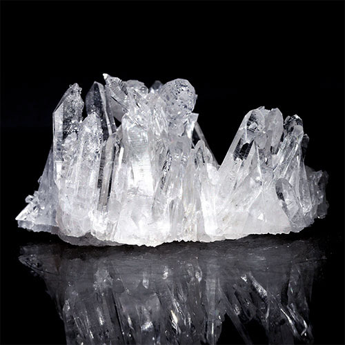 〔D123-40〕極上品 アーカンソー州産 水晶 クラスターARKANSAS CRYSTAL ギャランティーカード付【メール便不可】