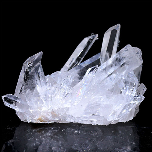 〔D123-43〕極上品 アーカンソー州産 水晶 クラスターARKANSAS CRYSTAL ギャランティーカード付【メール便不可】