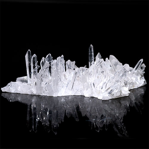 〔D123-48〕極上品 アーカンソー州産 水晶 クラスターARKANSAS CRYSTAL ギャランティーカード付【メール便不可】