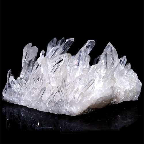 〔D123-50〕極上品 アーカンソー州産 水晶 クラスターARKANSAS CRYSTAL ギャランティーカード付【メール便不可】