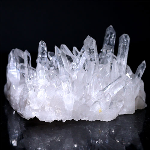 〔D123-54〕極上品 アーカンソー州産 水晶 クラスターARKANSAS CRYSTAL ギャランティーカード付【メール便不可】