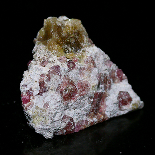 〔D131-32〕ピンクガーネット メキシコ産  シエラ・デ・クルセス Pink Garnet 鉱物 原石 標本【メール便不可】