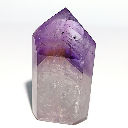 〔D136-16〕ファントムアメトリン ロマネサイト入り ポイント 置物 amethyst  紫水晶【FOREST パワーストーン】【メール便不可】