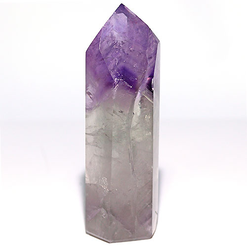 〔D136-4〕ファントムアメジスト 天使の指紋入り　ポイント 置物 amethyst  紫水晶【メール便不可】