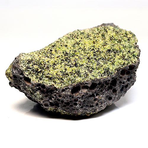 〔D357-11〕Peridot アリゾナ州産 ペリドット 母石付き 原石 【メール便不可】