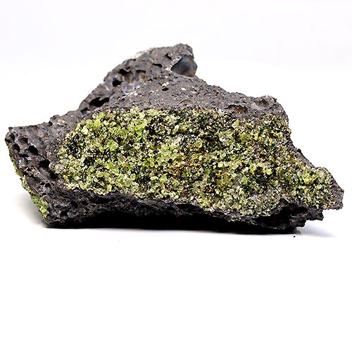 〔D357-2〕Peridot アリゾナ州産 ペリドット 母石付き 原石 【メール便不可】