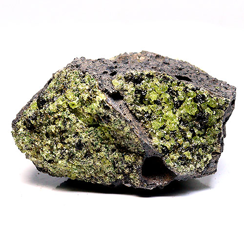 〔D357-4〕Peridot アリゾナ州産 ペリドット 母石付き 原石 【メール便不可】