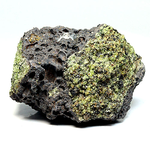〔D357-5〕Peridot アリゾナ州産 ペリドット 母石付き 原石【メール便不可】