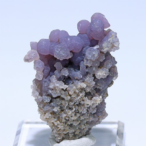 〔D364-62〕インドネシア産 グレープアゲート 標本 鉱物 原石 Grape agate 【FOREST 天然石 パワーストーン】