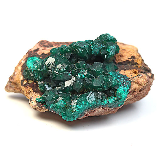 〔D373-3〕ダイオプテーズ（翠銅鉱）コンゴ産 Dioptase 鉱物【FOREST 天然石 パワーストーン】