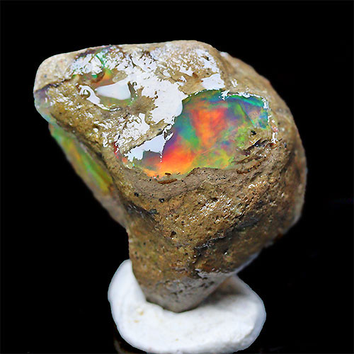 〔D384-24〕エチオピアンオパール Ethiopian Opal 原石 結晶 原石【メール便不可】