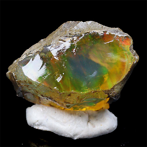 〔D384-26〕エチオピアンオパール Ethiopian Opal 原石 結晶 原石【メール便不可】