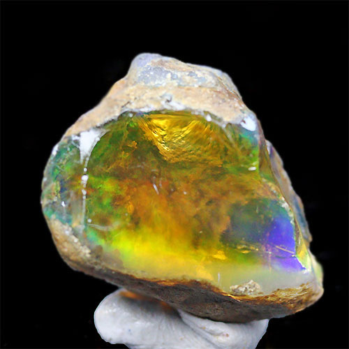 〔D384-28〕エチオピアンオパール Ethiopian Opal 原石 結晶 原石【メール便不可】