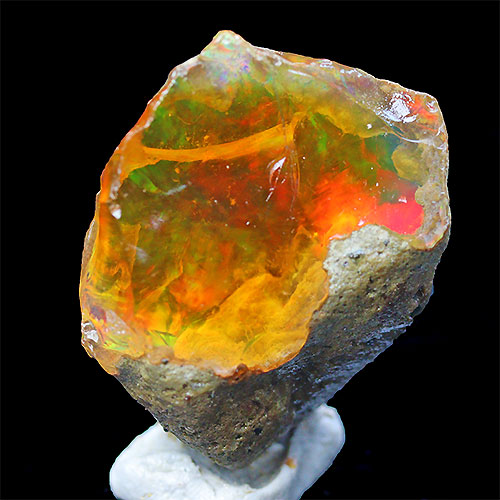 〔D384-32〕エチオピアンオパール Ethiopian Opal 原石 結晶 原石【メール便不可】