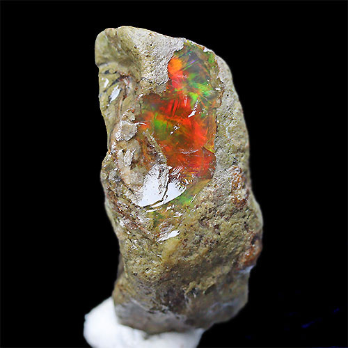 〔D384-34〕エチオピアンオパール Ethiopian Opal 原石 結晶 原石【メール便不可】