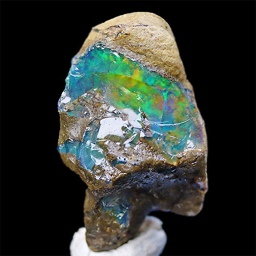 〔D384-37〕エチオピアンオパール Ethiopian Opal 原石 結晶 原石【メール便不可】