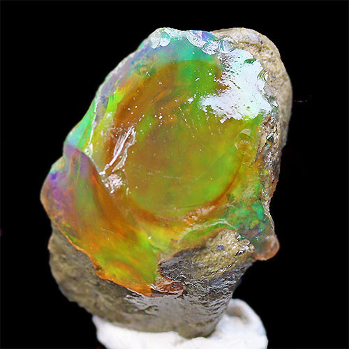 〔D384-39〕エチオピアンオパール Ethiopian Opal 原石 結晶 原石【メール便不可】