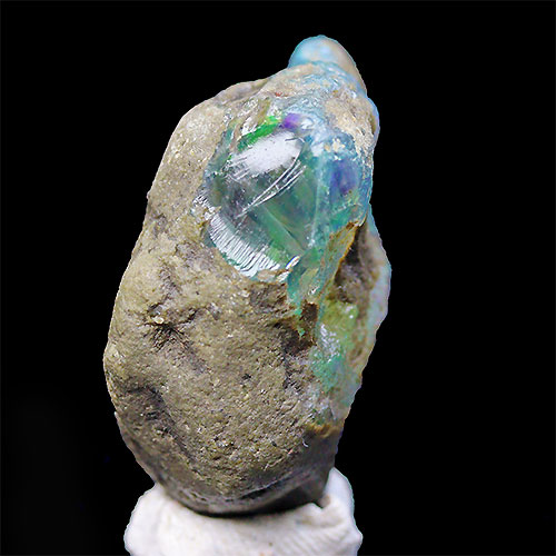 〔D384-40〕エチオピアンオパール Ethiopian Opal 原石 結晶 原石【メール便不可】