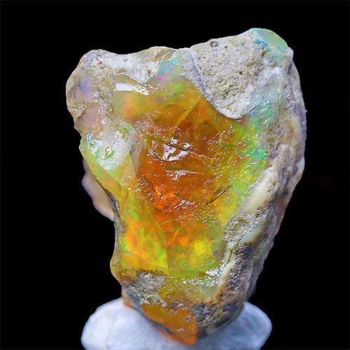 〔D384-45〕エチオピアンオパール Ethiopian Opal 原石 結晶 原石【メール便不可】