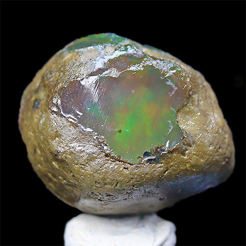 〔D384-47〕エチオピアンオパール Ethiopian Opal 原石 結晶 原石【メール便不可】