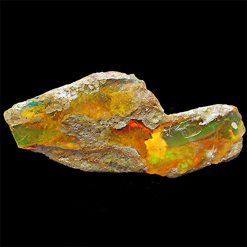 〔D384-50〕エチオピアンオパール Ethiopian Opal 原石 結晶 原石【メール便不可】