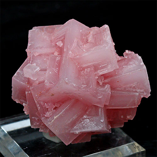 〔D427-15〕濃いピンク ピンクハーライトカリフォルニア産  Pink Halite 岩塩 塩の花 浄化 鉱物 原石 標本