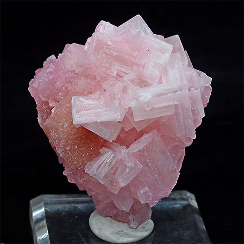 〔D427-2〕濃いピンク ピンクハーライトカリフォルニア産  Pink Halite 岩塩 塩の花 浄化 鉱物 原石 標本