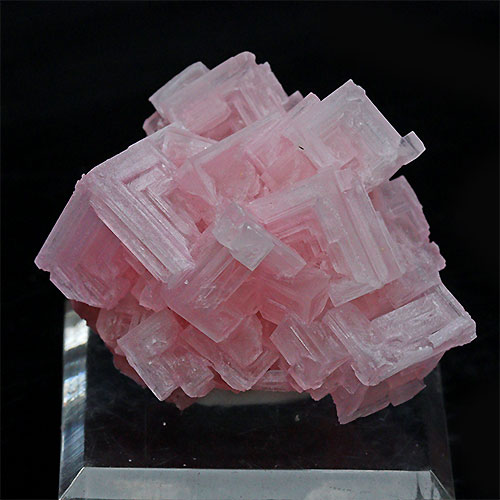 〔D427-21〕濃いピンク ピンクハーライトカリフォルニア産  Pink Halite 岩塩 塩の花 浄化 鉱物 原石 標本