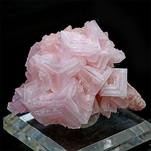 〔D427-22〕濃いピンク ピンクハーライトカリフォルニア産  Pink Halite 岩塩 塩の花 浄化 鉱物 原石 標本