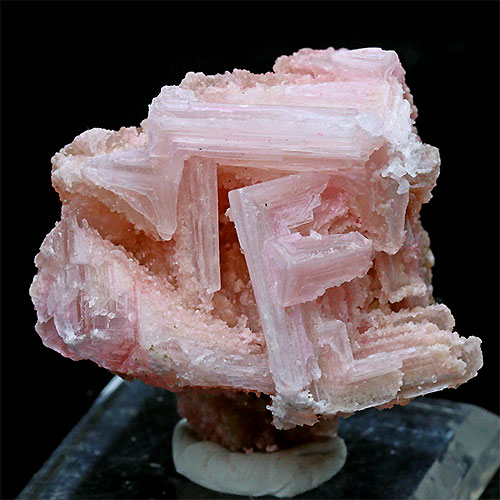 〔D427-23〕濃いピンク ピンクハーライトカリフォルニア産  Pink Halite 岩塩 塩の花 浄化 鉱物 原石 標本