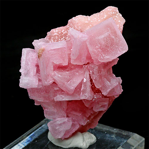 〔D427-25〕濃いピンク ピンクハーライトカリフォルニア産  Pink Halite 岩塩 塩の花 浄化 鉱物 原石 標本