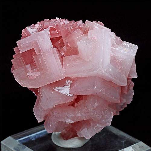 〔D427-3〕濃いピンク ピンクハーライトカリフォルニア産  Pink Halite 岩塩 塩の花 浄化 鉱物 原石 標本