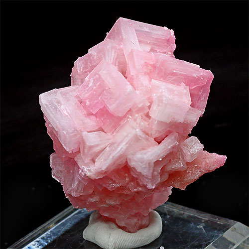 〔D427-31〕濃いピンク ピンクハーライトカリフォルニア産  Pink Halite 岩塩 塩の花 浄化 鉱物 原石 標本