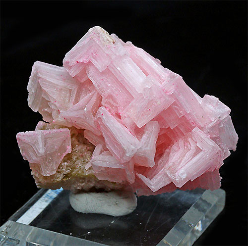 〔D427-6〕濃いピンク ピンクハーライトカリフォルニア産  Pink Halite 岩塩 塩の花 浄化 鉱物 原石 標本