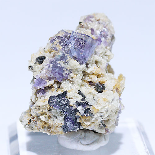〔D435-2〕中国/湖南省瑶崗仙鉱山 Fluorite フローライト 蛍石 ヤオガンシャン鉱山 結晶 原石【メール便不可】