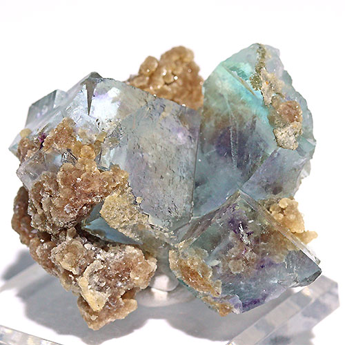 〔D435-22〕中国/湖南省瑶崗仙鉱山 Fluorite フローライト 蛍石 ヤオガンシャン鉱山 結晶 原石【メール便不可】