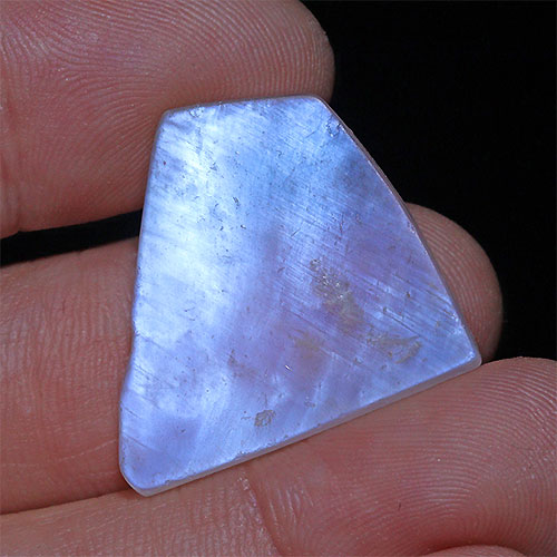 〔D443-11〕幻想シラー ブルームーンストーン 原石 スライス 素材 Blue moonstone