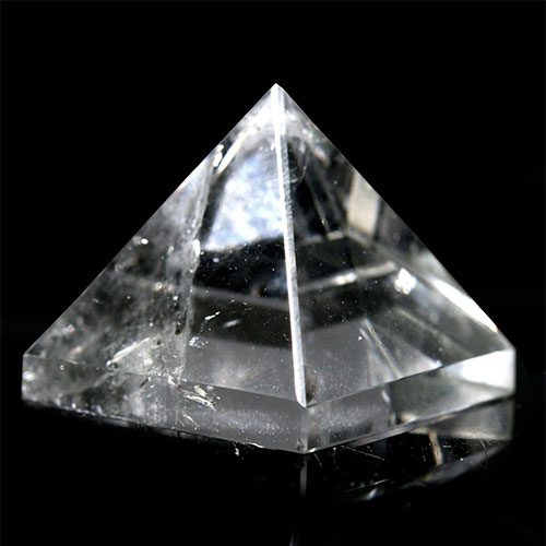〔D446-1〕天然水晶 ピラミッド ブラジル ミナスジェライス ピラミッドパワー スピリチュアル 置物【ランダム発送】