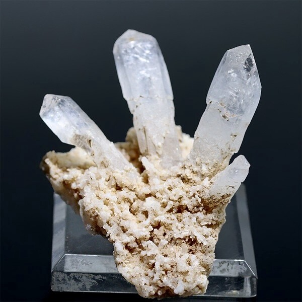 〔D469-4〕希少 ベラクルスクォーツ Veracruz Quartz 水晶 クラスター メキシコ ベラクルス州 鉱物原石【メール便不可】