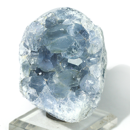 〔D470-56〕マダガスカル産 セレスタイト クラスター Celestite 天青石 セレスティン 浄化 置物