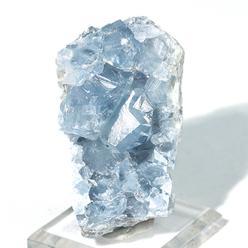 〔D470-60〕マダガスカル産 セレスタイト クラスター Celestite 天青石 セレスティン 浄化 置物