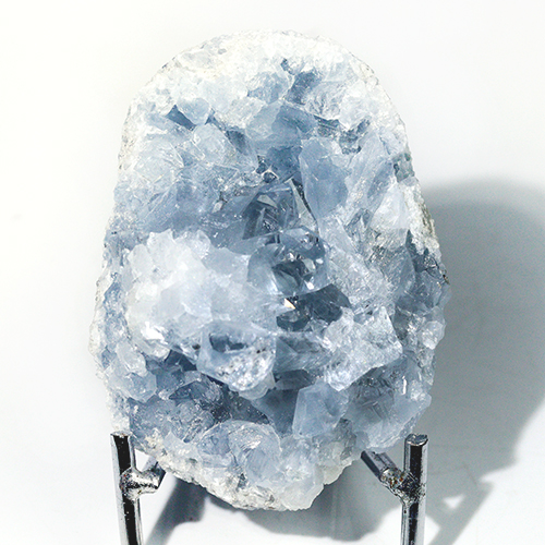 〔D470-61〕マダガスカル産 セレスタイト クラスター Celestite 天青石 セレスティン 浄化 置物