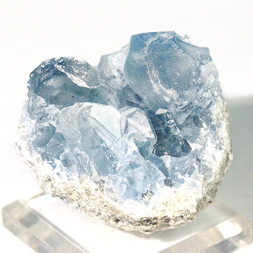 〔D470-69〕マダガスカル産 セレスタイト クラスター Celestite 天青石 セレスティン 浄化 置物
