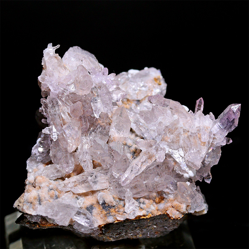 〔D482-14〕ベラクルスアメジスト Veracruz Amethyst クラスター メキシコ産 鉱物原石【メール便不可】