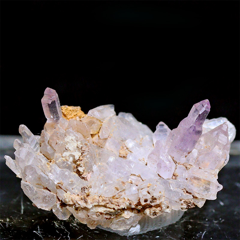 〔D482-9〕ベラクルスアメジスト Veracruz Amethyst クラスター メキシコ産 鉱物原石【メール便不可】