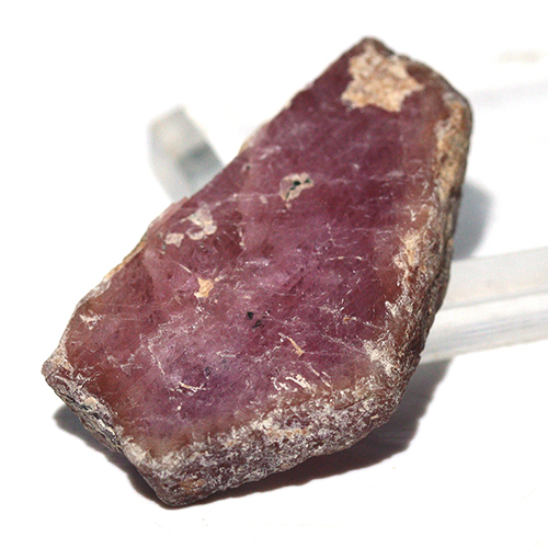 〔D485-30〕マダガスカル産 ルビー スライス Ruby 紅玉 原石 結晶